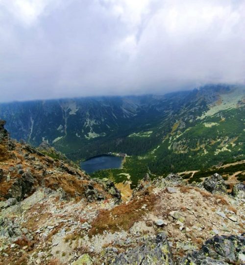 Popradské pleso z Ostrvy